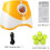 Dog Automatic Ball Launcher 3 Modes Interactive Indoor Ball Launcher For Small And Medium Dogs, Includes 6 Balls 3