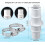 Pool Vacuum Hose Adapter For Pool Hose, Hose Joint, Easy To Install, 1 Set 3