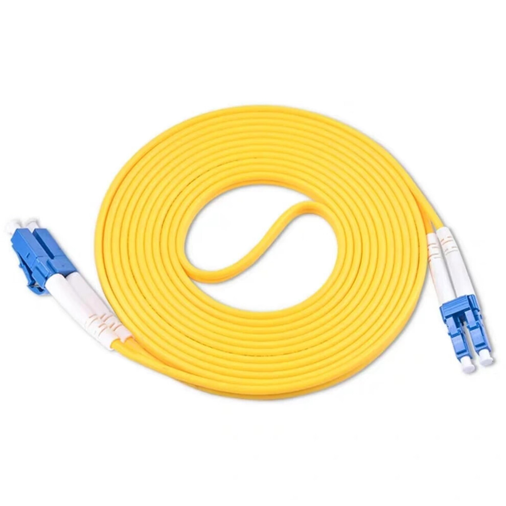 Fiber Optic Patch Cord, Single-Mode Duplex, 2.0Mm/3.0Mm Jacket, 5M Length, Lc-Lc Connectors 9084446442465