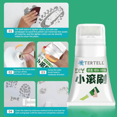 Wall Repair Paste, Drywall Repairs Kit, Crack Filler Compound, Interior Patch Solution, Quick Patch Material 2