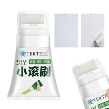 Wall Repair Rolling Brush White Paint For Walls Water-Based Quick-Drying Patch Putty Holes Home Apartment School Hotel
