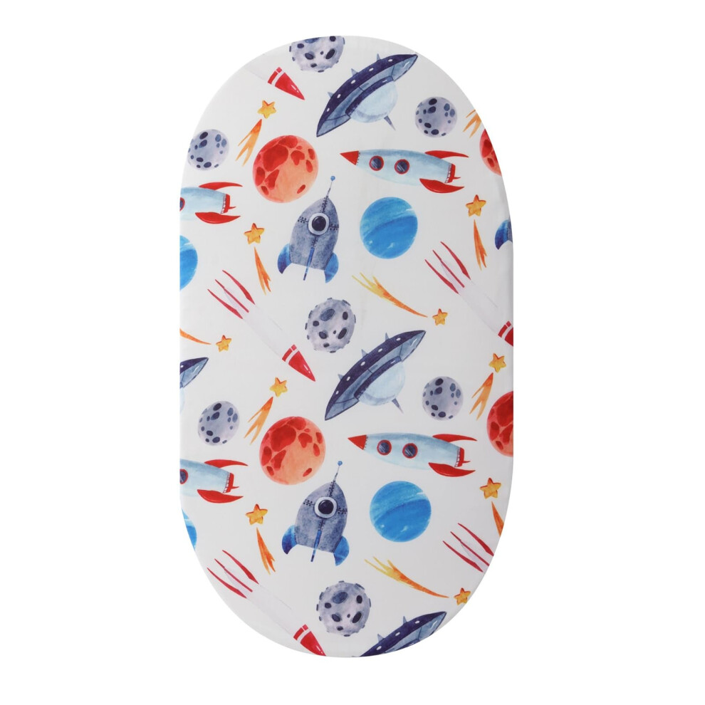 Cozy Baby Bassinet Seat Cotton Bedding Fits Multiple Shapes Oval And Rectangular Crib Pad Case Style 9