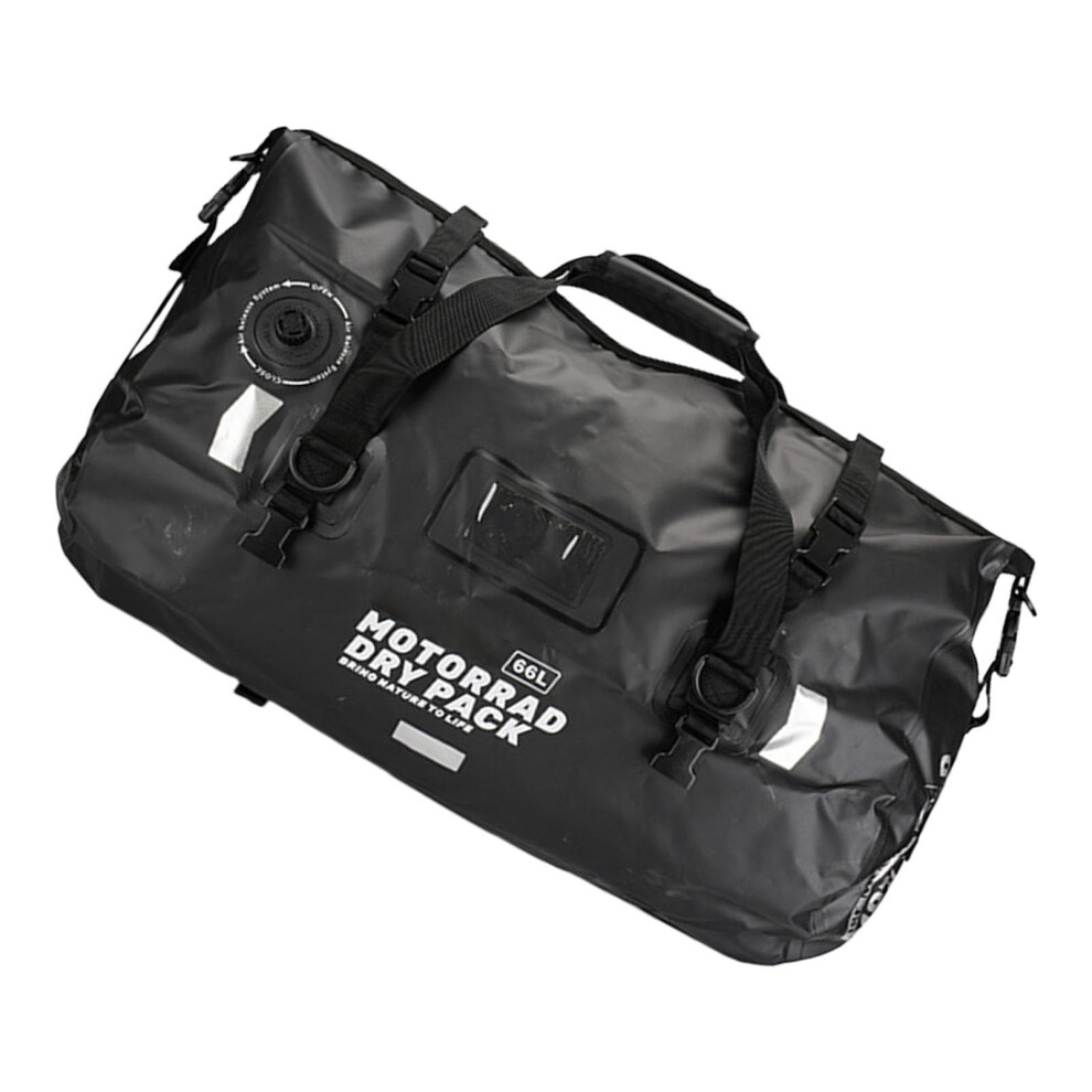 Motorbike Tail Duffle Bag Waterproof Motorcycle Saddlebags Pannier Bag With Fixed Belt And Shoulder Strap Universal Fit 9393856410552