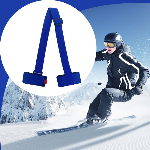 Shoulder Ski Carrier Adjustable Nylon Straps Comfortable Holding Strap For Mountain Skiing Durable Accessory 1