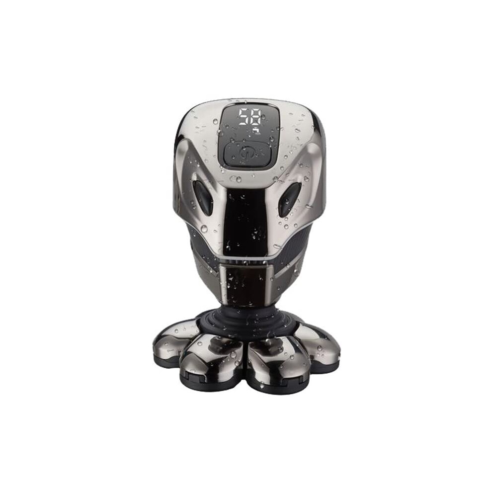 Electric Razor For Men With 7 Cutter Floating Head For Bald Head 7D Independent Blades Waterproof Shaver Beard Trimmer