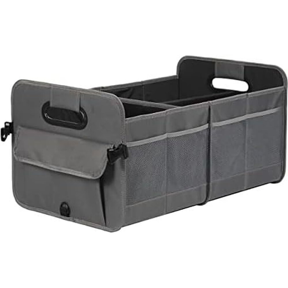 Foldable Car Boot Bag For Skoda Octavia Iii Combi 5E (2013+), Waterproof Car Boot Organiser, Reinforced Stable Boot Tidy Grey 9084446443882
