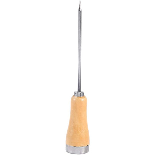 Stainless Steel Wood Ice Pick Crusher Awl Punch - Multi-Function Kitchen Bar Tool GL Model 1