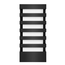 15 W Led Wandlampe Schwarz Modern Cob Aluminium Außen