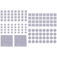 Furniture Protection Pad Hellgrau Filz 130 5,9x5,9x0,2 Zoll