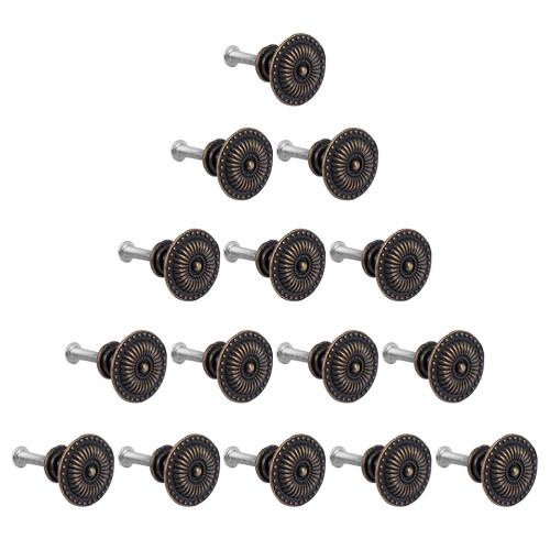 20 Sets Box Legierungs-Rundgriff Türgriff Antik