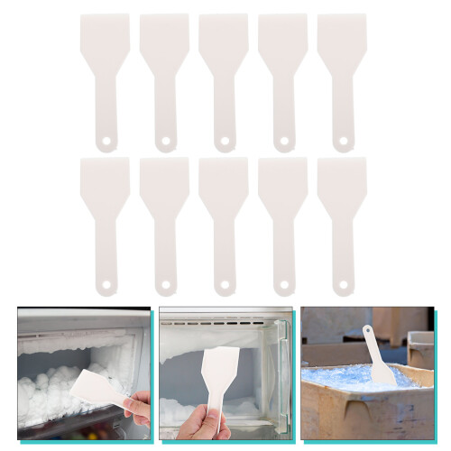 10pcs ice scrapers for refrigerator and windshield snow removal 1
