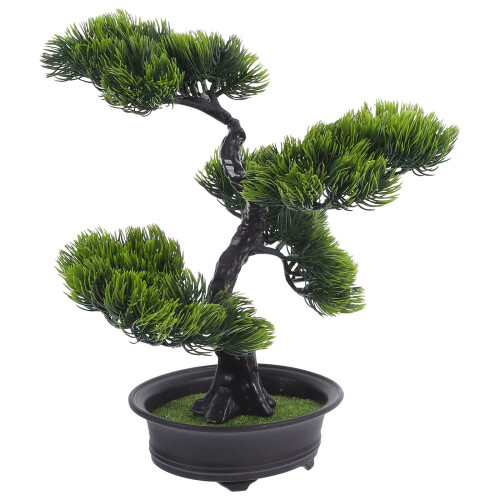 2 Unidades De Bonsai Artificial De Para Decoração