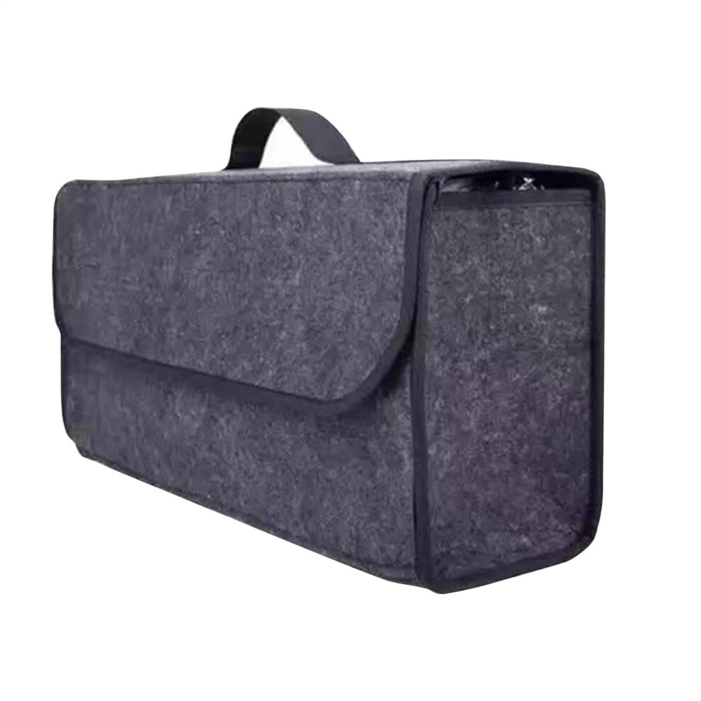 Trunk Organizer Large Suv Foldable Car Organizer Felt Storage Box With Handle Waterproof Compartments For Sedan Suvs 9354506313050