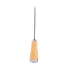 Stainless Steel Ice Pick Crusher With Wooden Handle Awl Punch Kitchen Bar Tool For Picnics Camping Bars
