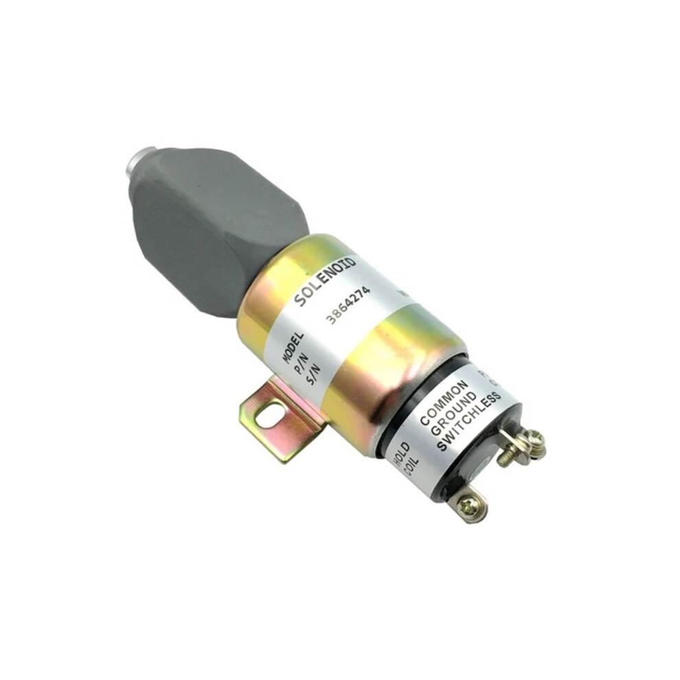 Diesel Engine Fuel Shutoff Stop Solenoid 24V Dc 1-Piece Fits 3864274, 1751-2467Uibis5a, Sa-3766T, 1700-2536, Sa-3933-24 9393856411702