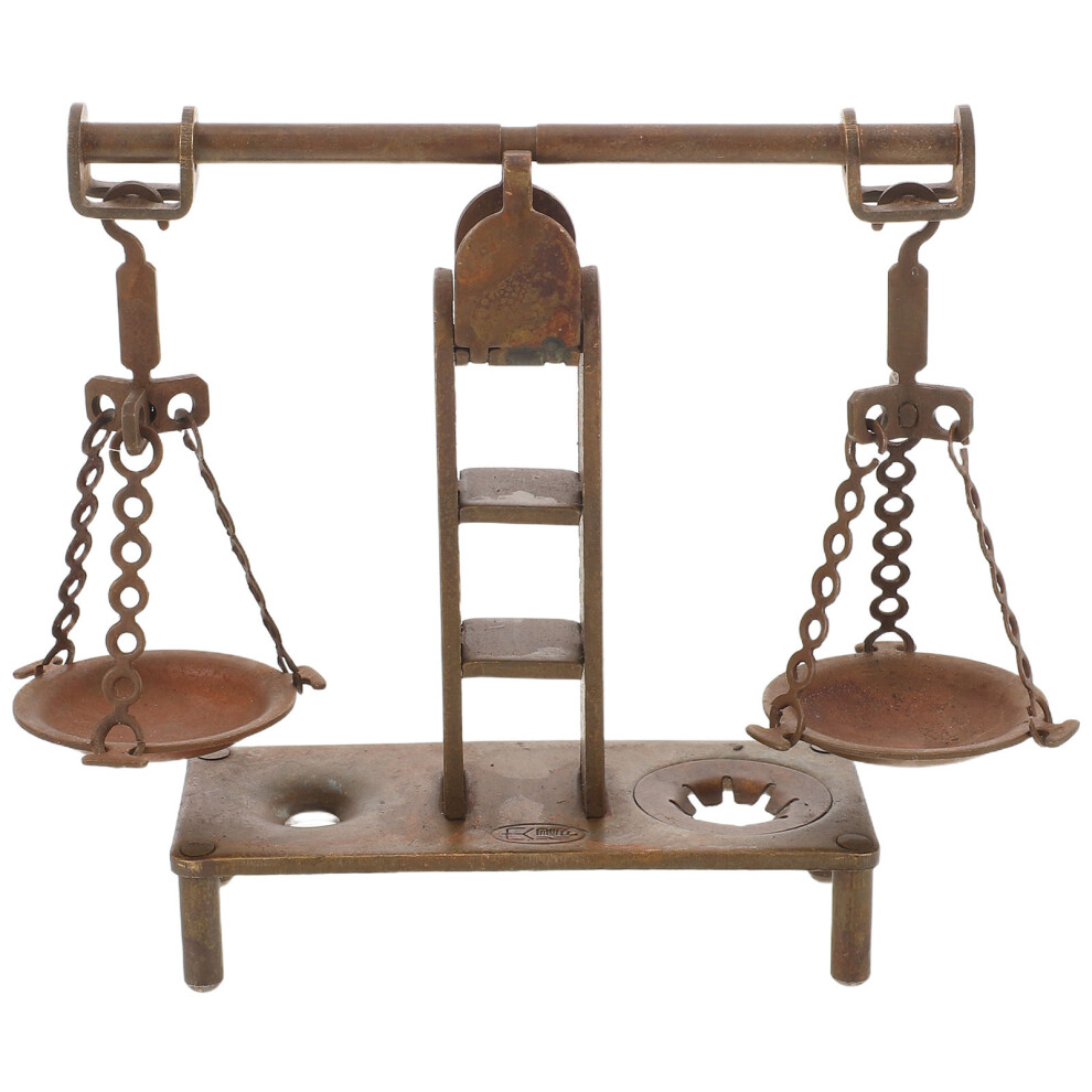 3 Sztuki Ozdoba Libra Retro: Metalowa Figurka Dla Prawnika-image