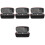 4Pcs Wear-Resistant Wireless Speaker Storage Box Black Protector 3