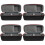 4Pcs Wear-Resistant Wireless Speaker Storage Box Black Protector 5
