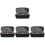 4Pcs Wear-Resistant Wireless Speaker Storage Box Black Protector 2