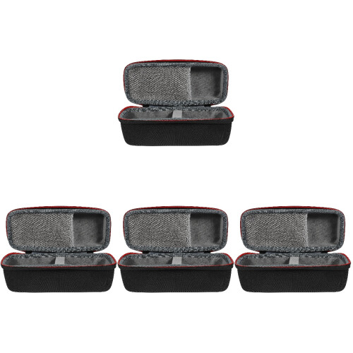 4Pcs Wear-Resistant Wireless Speaker Storage Box Black Protector 1