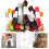20Rolls Polyester Gift Wrapping Ribbon Assorted Colors Durable Craft 5