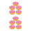10 Unidades Donuts Falsos Para Decoração De 7