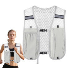 Running Hydration Vest, Hydration Pack, 15.75x11.81In Chest Bag, Womens Adjustable Fit, Phone Pocket For Hiking