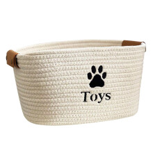 Storage Basket With Handles For Organising, Household, Bathroom, Laundry, Children's Room For Clothes And Towels