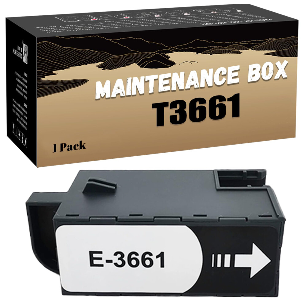 T3661 Maintenance Box Compatible Replacement For Xp-6000/Xp-6001/Xp-6005/Xp-6100/Xp-6105/Xp-8500/Xp-8600/Xp-8605/Xp-970 Printer 1 Pack 9354506316525