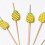 100 Unidades 12 Cm Abacaxi Com Para Aperitivos 6