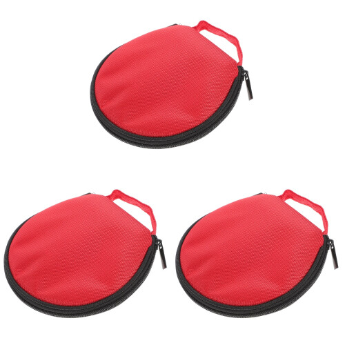 3Pcs Estojo Pequeno Para CD Com Suporte Para 20 CDS 1