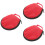 3Pcs Estojo Pequeno Para CD Com Suporte Para 20 CDS 6