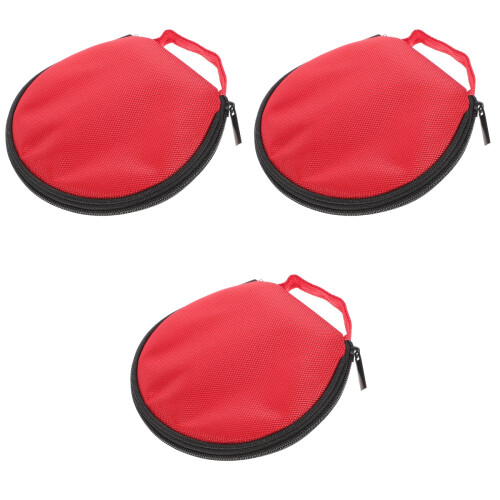 3Pcs Estojo Pequeno Para CD Com Suporte Para 20 CDS 2