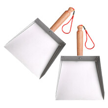 2Pcs De Cinzas Aço Inoxidável Larga Com