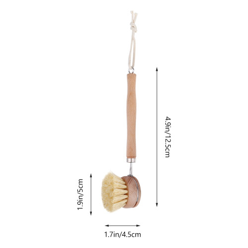 Escova De De Sisal Com Longo De Madeira Para Cozinha 2