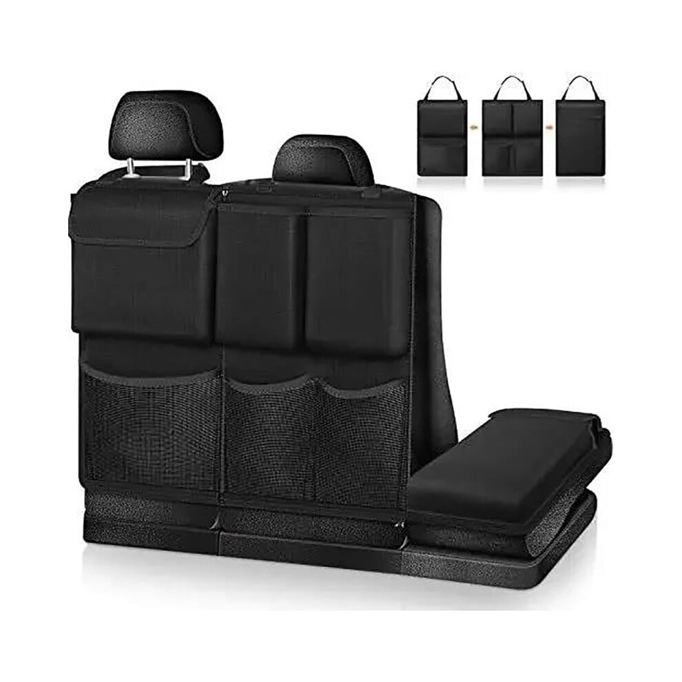 Boot Organiser Car Trunk Organizer Backseat Storage Bag High Capacity Oxford Cloth Black 9354506318345