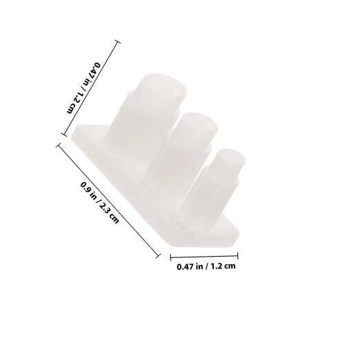 Mlins Spinner Set Polymer Ton Ohrring Form 2,30x1,20x1,20 cm 1