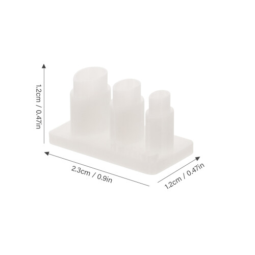 Mlins Spinner Set Polymer Ton Ohrring Form 2,30x1,20x1,20 cm 2