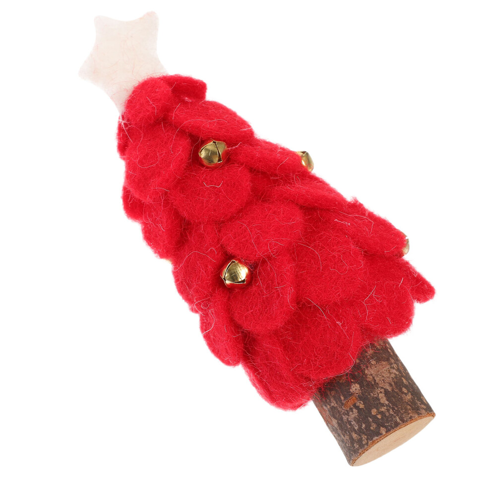 Sztuczne Mini Drzewko Z Filcu WełNianego Ozdoba Na ŚWięTa-image