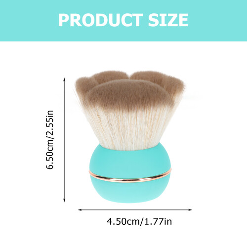 1 Escova Para Maquiagem Pó E Blush 2