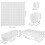 1Set ABS Pegboard Wandorganizer Voor Badkamer En Garage 2
