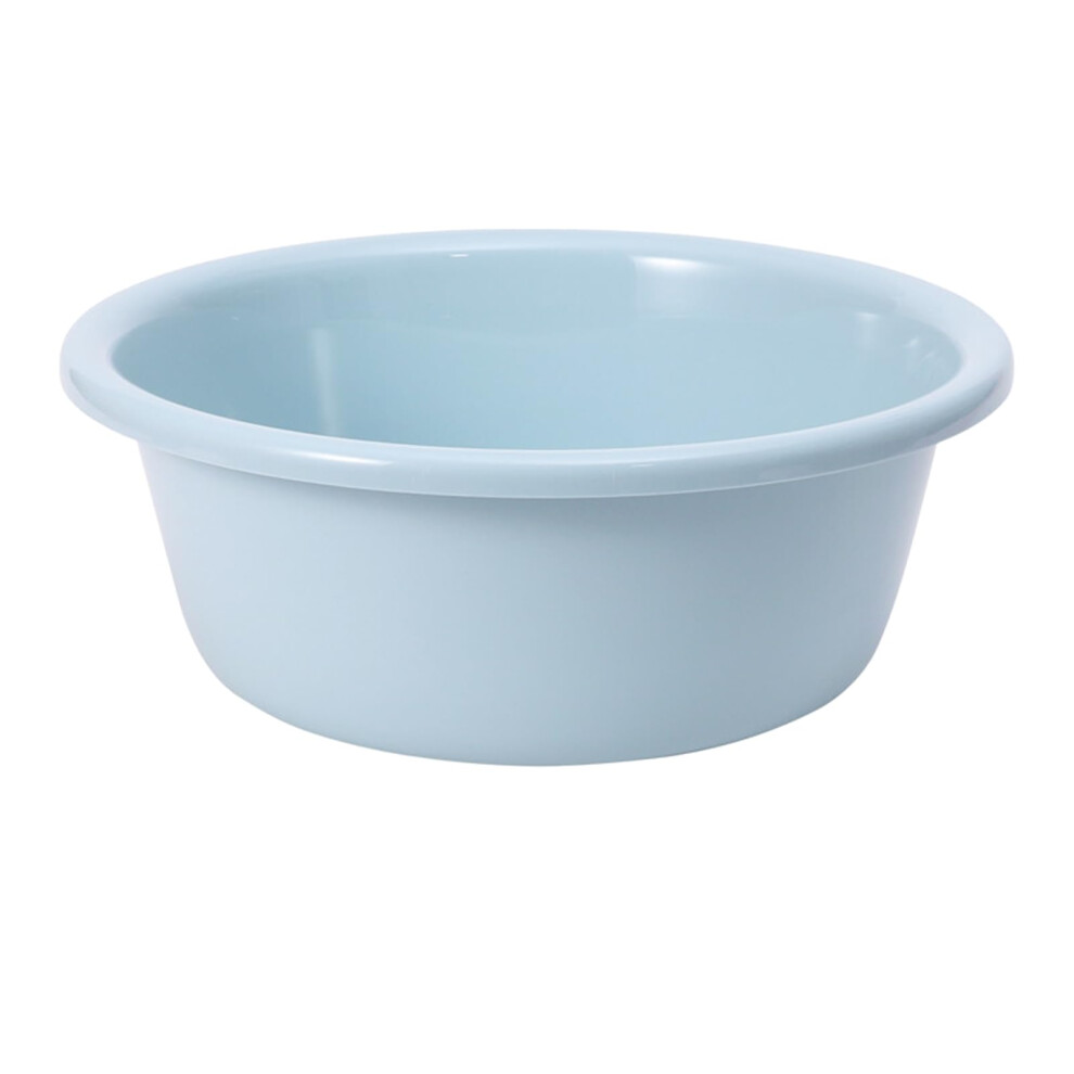 Home Round Plastic Wash Basin, Small Size 29.5x10cm, Blue Thickened Style, Dormitory/Student Use Basin