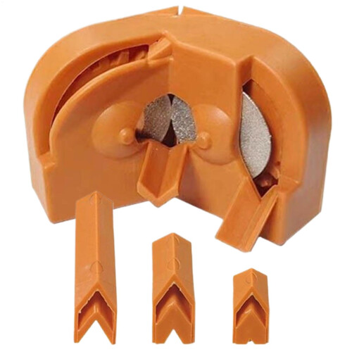 Drill Bit Sharpening Tool Precise Grinding Aid Industrial Grinder Attachment Durable Restorer For Workshop Garage Yellow