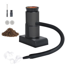 Portable Cold Smoker Kit With Cocktail Smoke Infuser Handheld Wood Smoker For Sous Vide Meat And Salmon Black