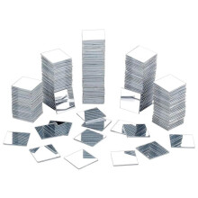 Square Mini Mirror 300 Pcs Small Mirror Stickers Self-Adhesive Acrylic 2x2cm Tiles For Crafts, DIY, Mosaics