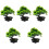 5St Künstliche Bonsai- Topfpflanze Für Desktop 5