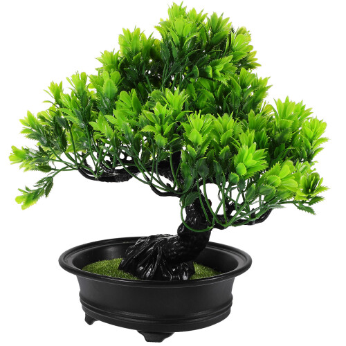 5St Künstliche Bonsai- Topfpflanze Für Desktop 1
