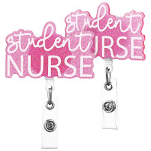 2 Namensschildkarte Büro Krankenschwester Mit Abzeichenclip
