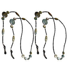 2Pcs Para Óculos, Cordão Antiderrapante Com Pingente