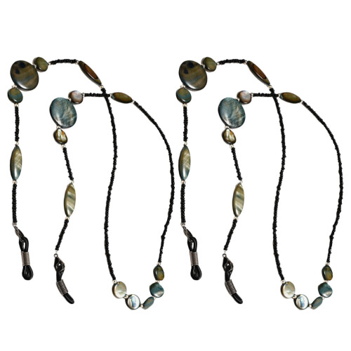 2Pcs Para Óculos, Cordão Antiderrapante Com Pingente